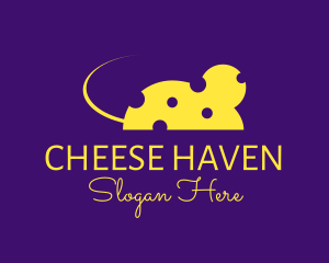 Cheddar Cheese Mouse logo design