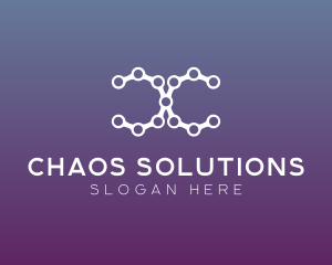 Abstract Chain Letter C logo design