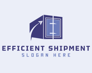 Violet Freight Container logo design