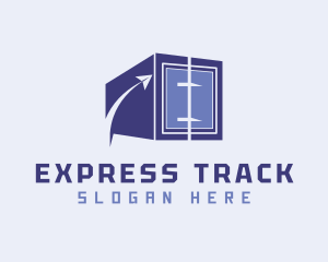 Violet Freight Container logo design