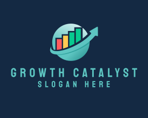 Investment Stocks Arrow logo design