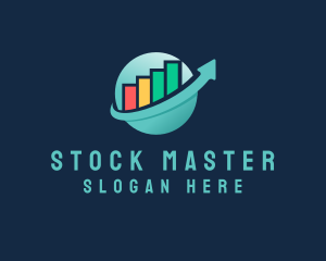 Investment Stocks Arrow logo design