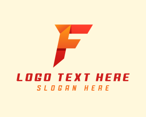 Modern Startup Brand Letter F logo