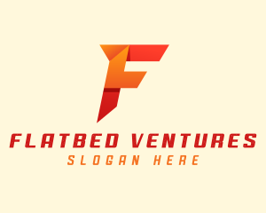 Modern Startup Brand Letter F logo design