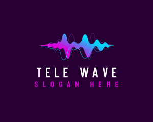 Audio Sound Waves logo design