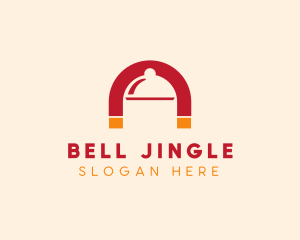 Food Cloche Magnet logo design