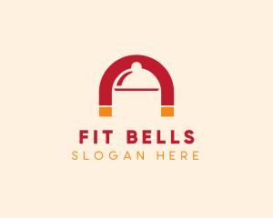 Food Cloche Magnet logo design