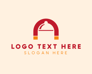 Food - Food Cloche Magnet logo design