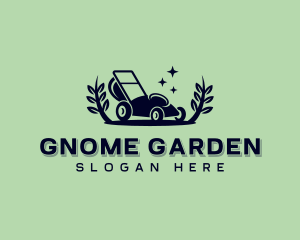 Lawn Mower Gardening logo design