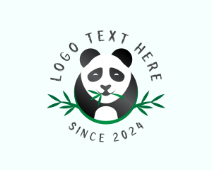 Panda Bear Animal logo