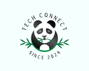 Panda Bear Animal logo