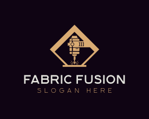 Laser Fabrication Engraving logo design