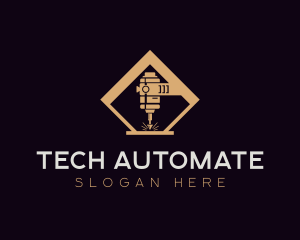 Laser Fabrication Engraving logo design