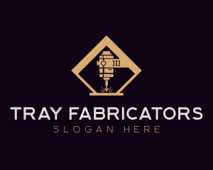 Laser Fabrication Engraving logo design