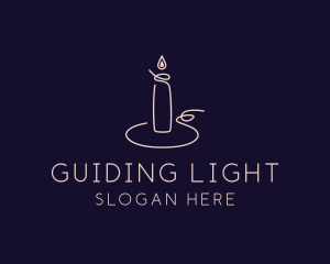 Candle Lighting Spa logo design