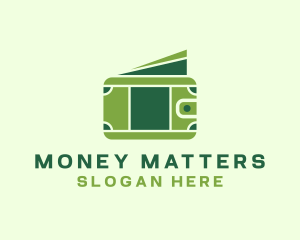 Cash Money Wallet logo design