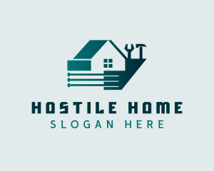 Home Construction Tools logo design