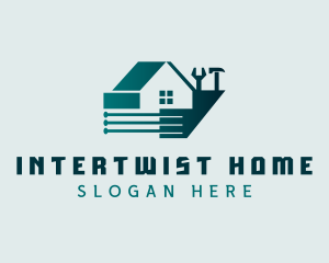 Home Construction Tools logo design