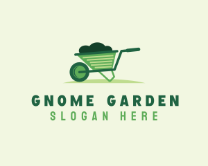 Lawn Garden Wheelbarrow logo design