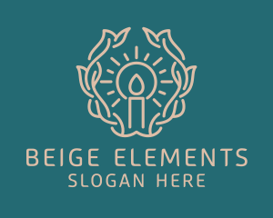 Handcrafted Organic Candle logo