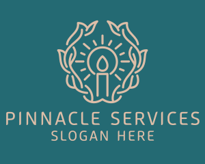 Handcrafted Organic Candle logo