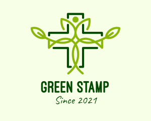 Green Herbal Medicine  logo design