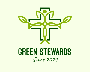 Green Herbal Medicine  logo design