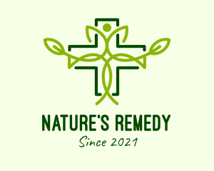 Green Herbal Medicine  logo design