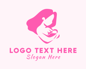 Pregnant Woman Baby logo