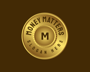 Gold Coin Finance Lettermark logo design