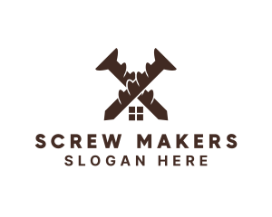 Home Builder Construction Screw logo