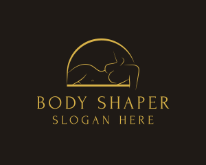 Sexy Naked Woman logo design