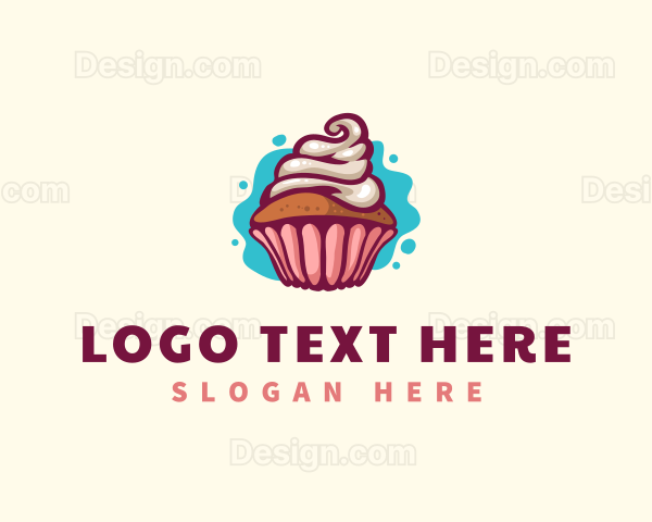 Cupcake Pastry Bakery Logo