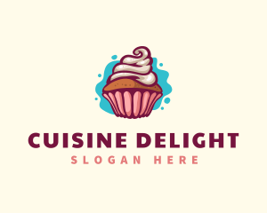  Cupcake Pastry Bakery logo design