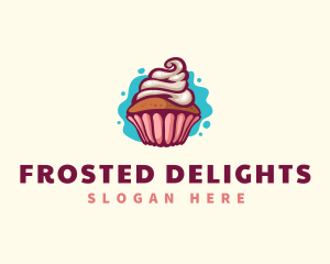  Cupcake Pastry Bakery logo design