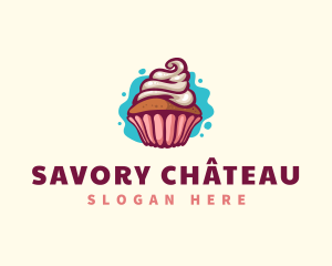  Cupcake Pastry Bakery logo design