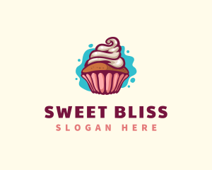  Cupcake Pastry Bakery logo design