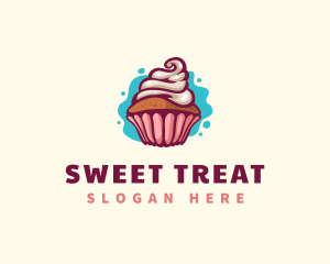  Cupcake Pastry Bakery logo design