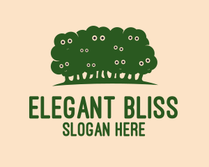 Green Sheep Trees Logo