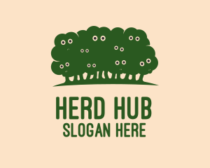 Green Sheep Trees logo
