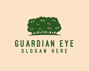 Green Sheep Trees logo design