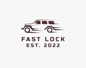 Fast Off Road Car logo design