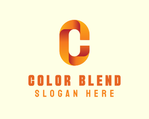 Gradient Orange Letter C logo