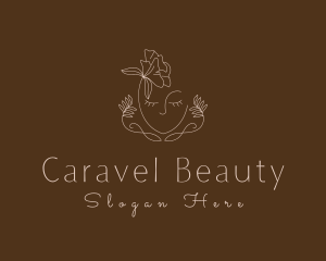 Floral Feminine Beauty Spa logo design