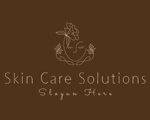 Floral Feminine Beauty Spa logo design