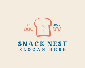 Modern Sandwich Snack Bar logo design