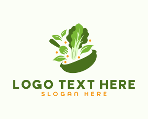 Vegetarian Salad Bowl Lettuce logo