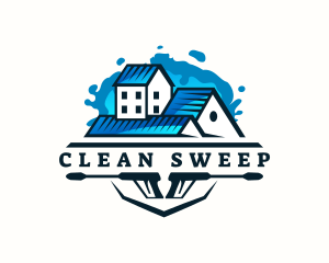 Gutter Cleaning Pressure Washing logo design