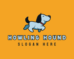 Cute Dog Walking logo design