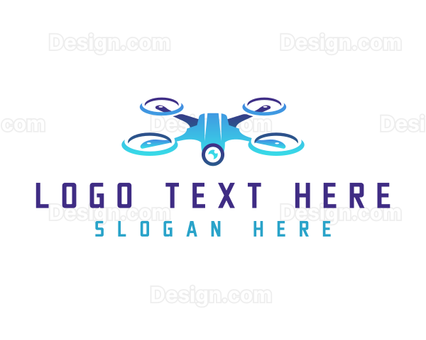 Flying Drone Camera Logo